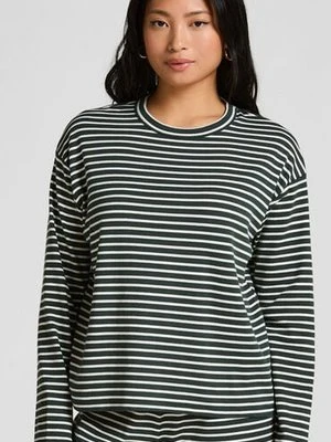 Hunkemöller Zestaw piżamowy z bawełny dżersejowej Zielony