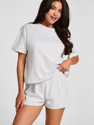 Hunkemöller Zestaw piżamowy z bawełny Szary