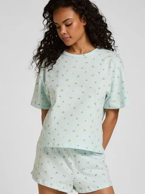 Hunkemöller Zestaw piżamowy z bawełny Zielony