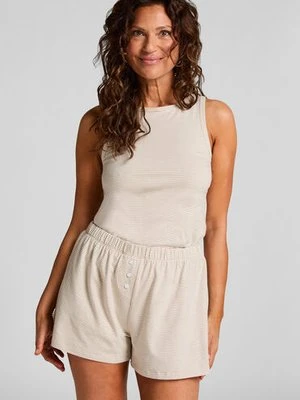 Hunkemöller Zestaw piżamowy z topem z dżerseju Beżowy