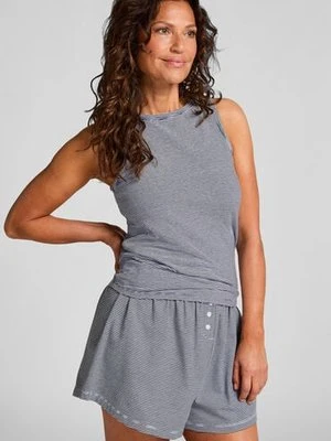 Hunkemöller Zestaw piżamowy z topem z dżerseju Niebieski