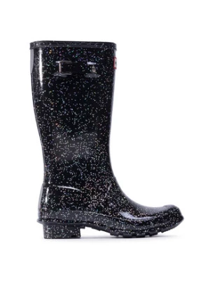 Hunter Kalosze Org Kids Giant Glitter Boots JFT6075RGT Czarny