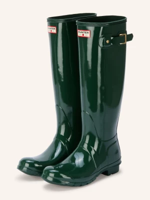 Hunter Kalosze Original Tall 170 Years Anniversary gruen ZIELONY