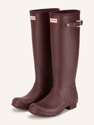 Hunter Kalosze Original Tall rot CIEMNOCZERWONY