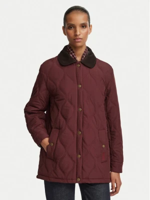 Hunter Kurtka przejściowa HARW0027262 Bordowy Regular Fit