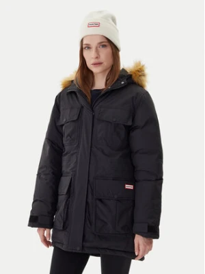 Hunter Parka Glyder HARW0014252 Czarny Regular Fit