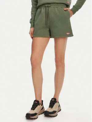 Hunter Szorty sportowe Lunan HARW0058251 Khaki Regular Fit