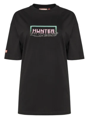 Hunter T-Shirt Abele UNISEX HARU0007251 Czarny Regular Fit