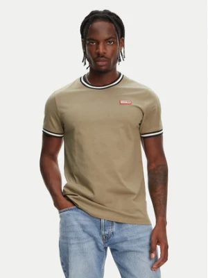 Hunter T-Shirt Eigg Ringer HARM0032251 Khaki Regular Fit