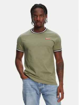 Hunter T-Shirt Eigg Ringer HARM0032251 Khaki Regular Fit