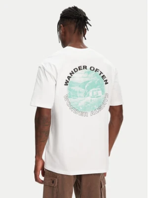 Hunter T-Shirt Rasputin HARM0057251 Biały Relaxed Fit