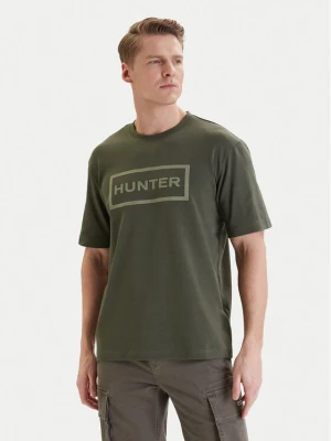 Hunter T-Shirt W126-HRMTS-1004-28X Zielony Regular Fit