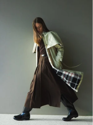 Hunter Trencz Keltie HARW0014251 Beżowy Regular Fit