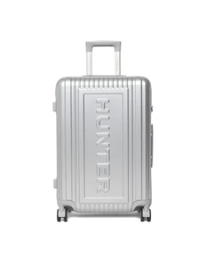Hunter Walizka średnia CEO-HUNTER-M-002-08 Srebrny