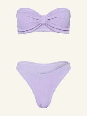 Hunza G Bikini Bandeau Jean lila