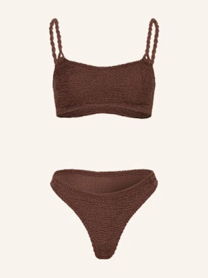 Hunza G Bikini Bustier Phoebe braun