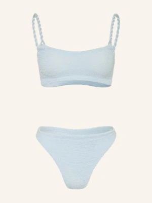 Hunza G Bikini Typu Bustier Phoebe blau