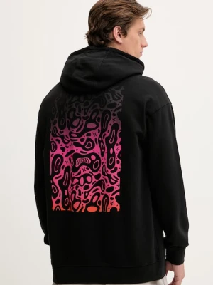 Hurley bluza z kapturem męska bawełniana BUBBLE czarny