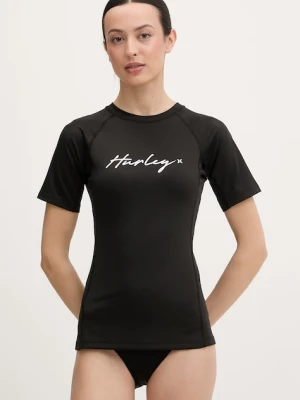 Hurley t-shirt kąpielowy damski czarny