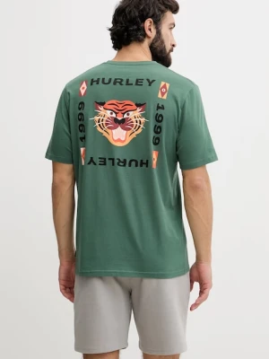 Hurley t-shirt męski bawełniany