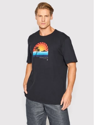 Hurley T-Shirt Swirlst MTS0030090 Czarny Regular Fit