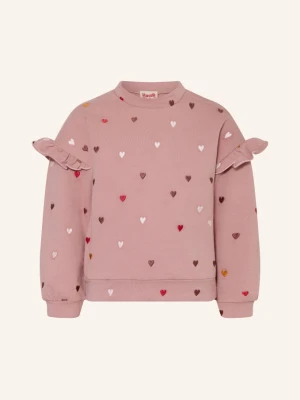 Hust And Claire Bluza Hcsicillia Z Falbankami rosa różowy