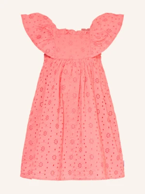 Hust And Claire Sukienka Donna Z Dziurkowanej Koronki pink