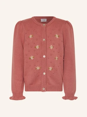 Hust And Claire Sweter Hccamilia Z Falbanami rosa