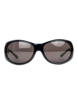 Hybrydowe Okulary Przeciwsłoneczne Czarne Courrèges