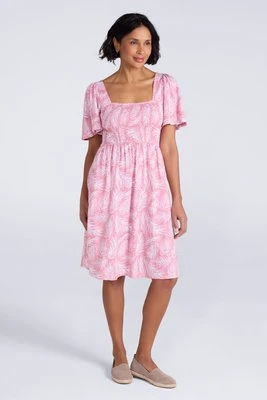 Hydra damska marszczona sukienka - Pink Mountain Warehouse