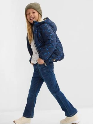 Hydrofobowa kurtka zimowa o kroju bomberki z kożuszkiem bonprix