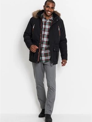 Hydrofobowa kurtka zimowa z odpinanym kapturem bonprix