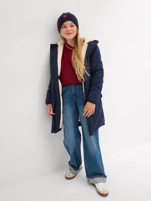 Hydrofobowa parka zimowa z kożuszkiem bonprix