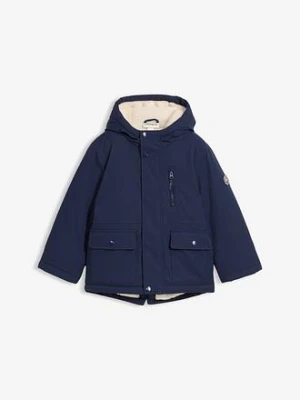 Hydrofobowa parka zimowa z kożuszkiem bonprix