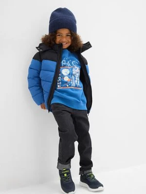 Hydrofobowa zimowa kurtka pikowana na ciepłej podszewce bonprix