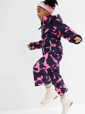 Hydrofobowy kombinezon zimowy z odpinanym kapturem bonprix