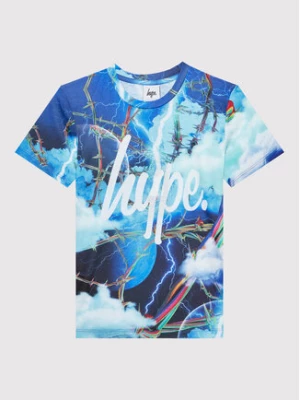 HYPE T-Shirt ZVLR-041 Niebieski Regular Fit