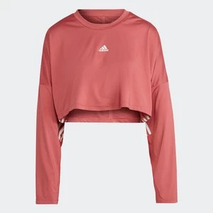 Hyperglam Cut 3-Stripes Lightweight Oversized Sweatshirt Adidas