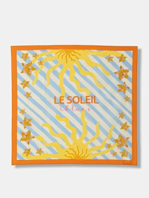 IBlues chusta z dodatkiem jedwabiu ONORE