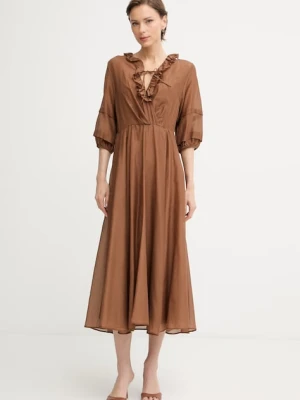 iBlues sukienka letnia z dodatkiem jedwabiu RADENTE