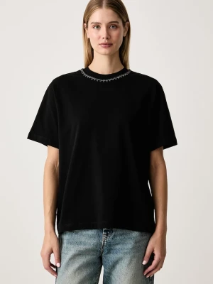 iBlues T-shirt damski bawełniany IBLSVAGO czarny