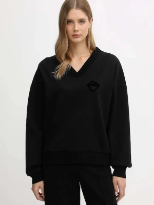 Iceberg bluza damska kolor czarny gładka E071 6331