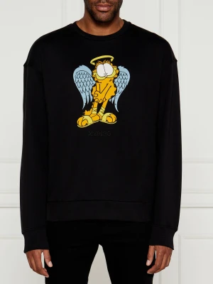 Iceberg Bluza ICEBERG X GARFIELD | Regular Fit czarny