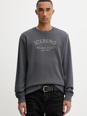 Iceberg bluza męska kolor szary z aplikacją E030 6317