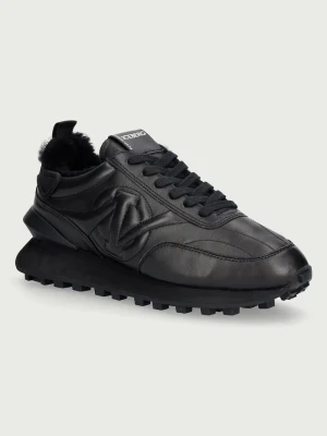 Iceberg Hyper sneakersy męskie skórzane czarny