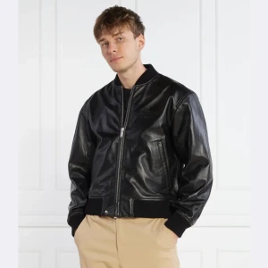Iceberg Skórzana kurtka bomber | Regular Fit