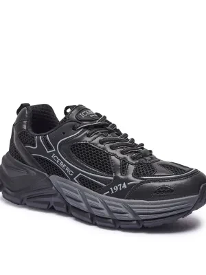 Iceberg Skórzane sneakersy