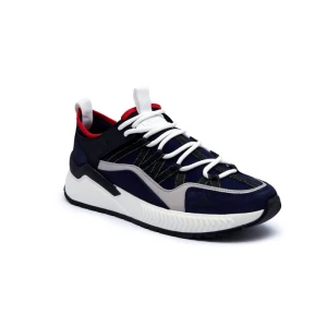 Iceberg Skórzane sneakersy COMB.DEEP BLU