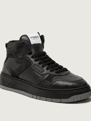 Iceberg Skórzane sneakersy UOMO 22E