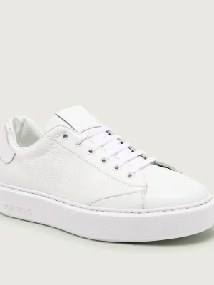 Iceberg Skórzane sneakersy UOMO 22E biały